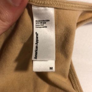 American Apparel Tops - American Apparel Nude Thong Body suit American Apparel Tops - American Apparel Nude Thong Body suit